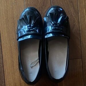 Primark Patent Black Kids Loafers Dress Shoes